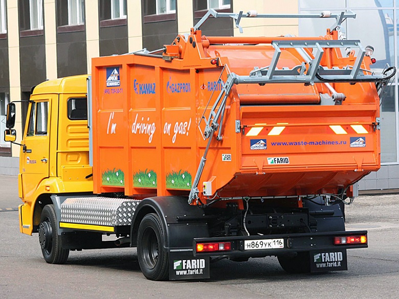 Мусоровоз Farid Minipac MK2 на шасси КАМАЗ-4308 CNG